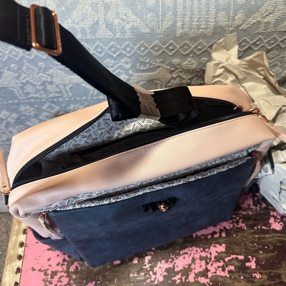 PETUNIA PICKLE BOTTOM Boxy Backpack Indigo/Blush - NWT - Picture 11 of 16